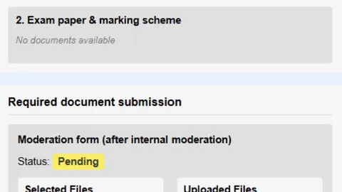 Exam Document Management System screenshot 3