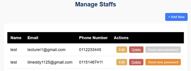 Exam Document Management screen 5